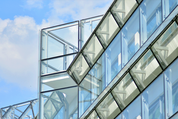 glass facade glass facade